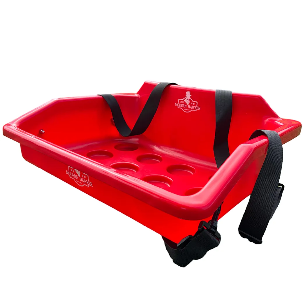 Plastic moulded hawker vending tray for street sales , Guangzhou